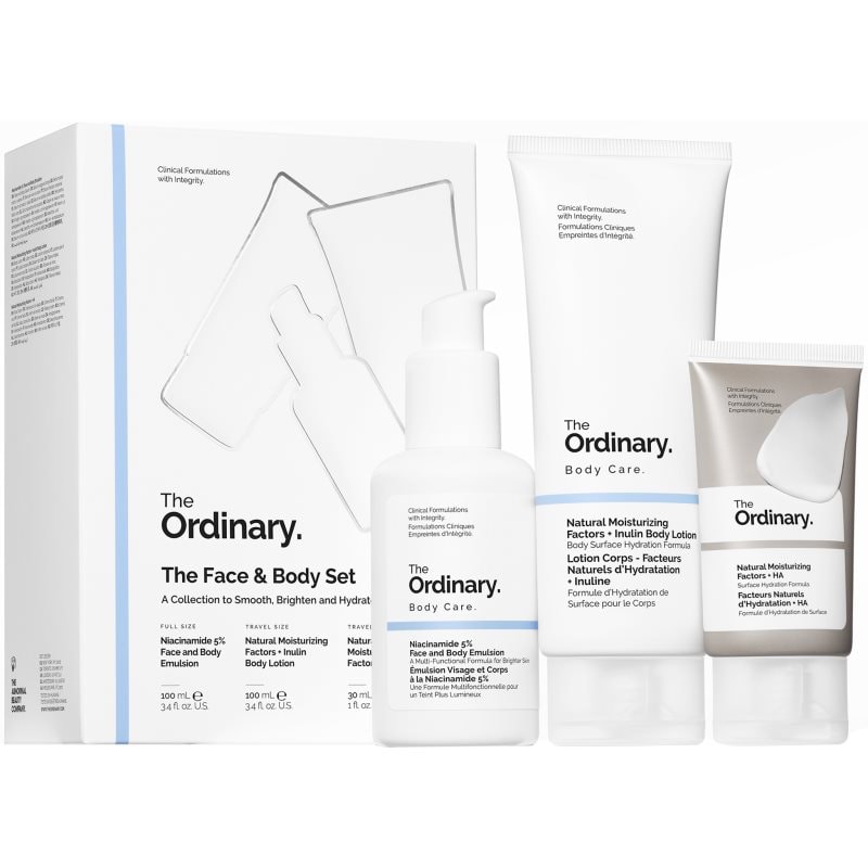 The Ordinary The Face & Body Set подаръчен комплект за тяло и лице - Комплект - Сравни цени от 1 магазин с безплатна доставка