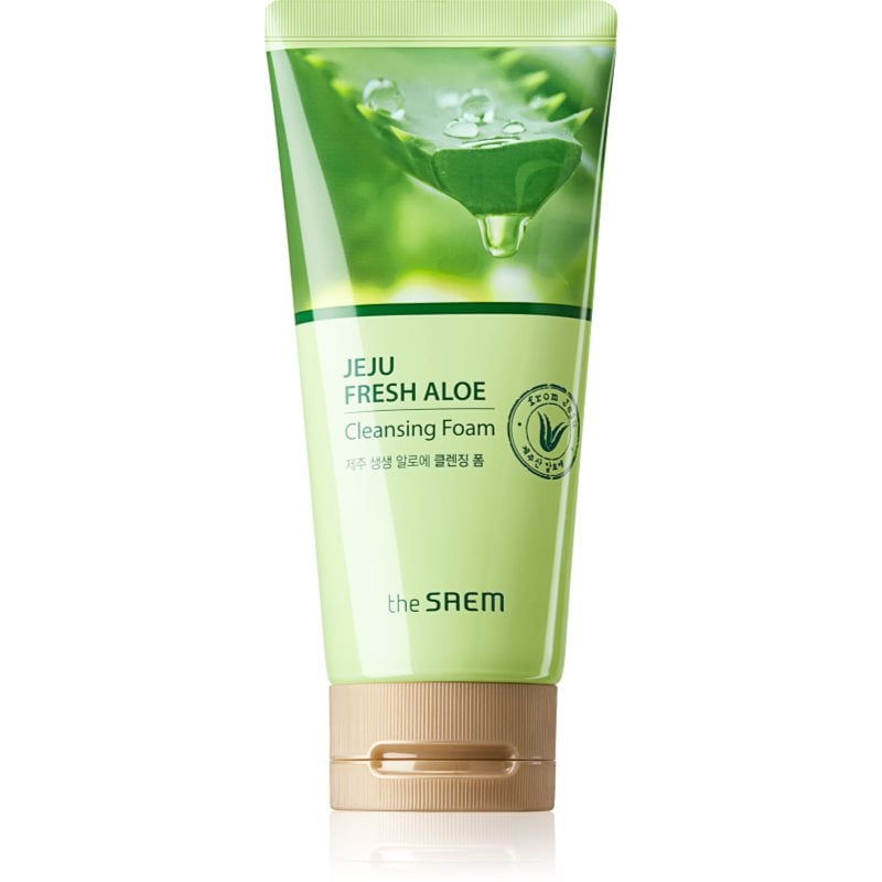The Saem Jeju Fresh Aloe 92% нежна почистваща пяна