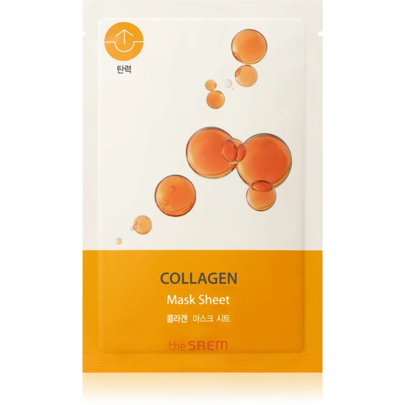 The Saem Bio Solution Collagen платнена маска за интензивно опъване и озаряване на кожата на лицето - Грижа за лице - Сравни цени от 1 магазин с безплатна доставка