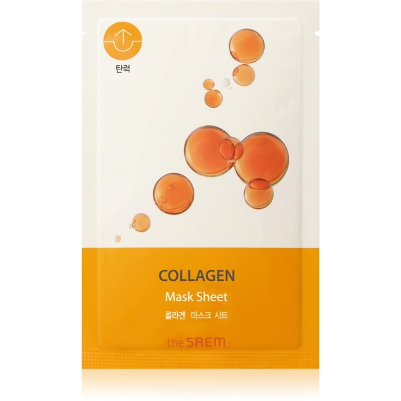 The Saem Bio Solution Collagen платнена маска за интензивно опъване и озаряване на кожата на лицето - Грижа за лице - Сравни цени от 1 магазин с безплатна доставка