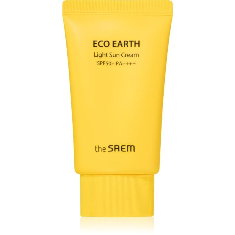 The Saem Eco Earth Light ултра лек защитен флуид SPF 50+