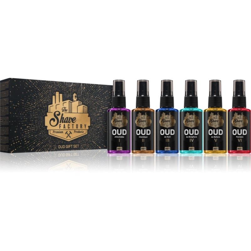 The Shave Factory OUD GIFT SET афтършейв 6x - Комплект - Сравни цени от 1 магазин с безплатна доставка