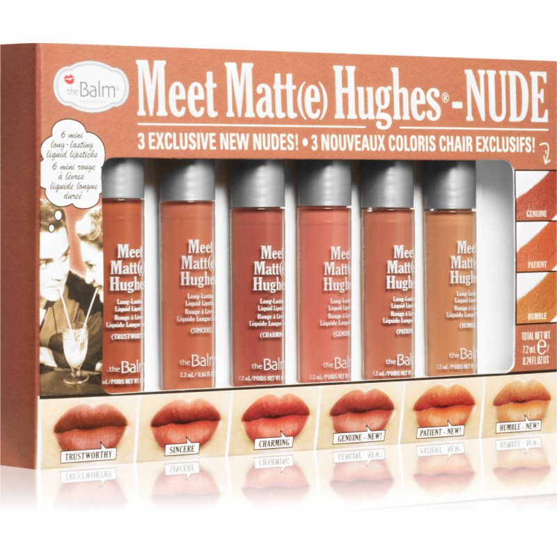 theBalm Meet Matt(e) Hughes Mini Kit комплект течно червило - Комплект - Сравни цени от 1 магазин с безплатна доставка