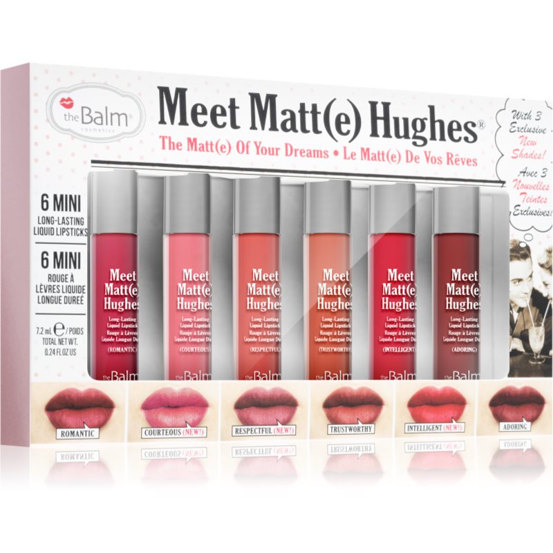 theBalm Meet Matt(e) Hughes Vol. 12 матов комплект за устни - Комплект - Сравни цени от 1 магазин с безплатна доставка