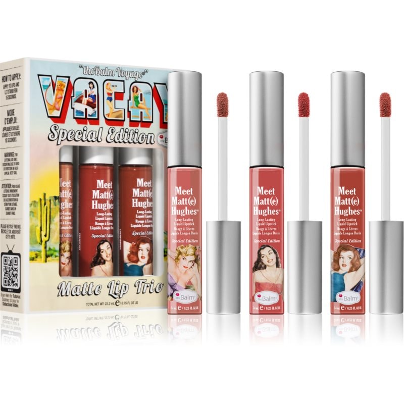theBalm theBalm X Model Roz Voyage матов комплект за устни - Унисекс парфюм - Сравни цени от 1 магазин с безплатна доставка