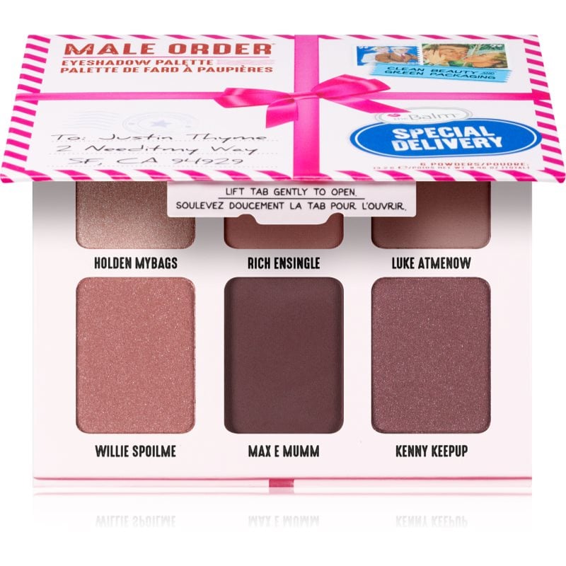 theBalm Male Order® Special Delivery палитра сенки за очи