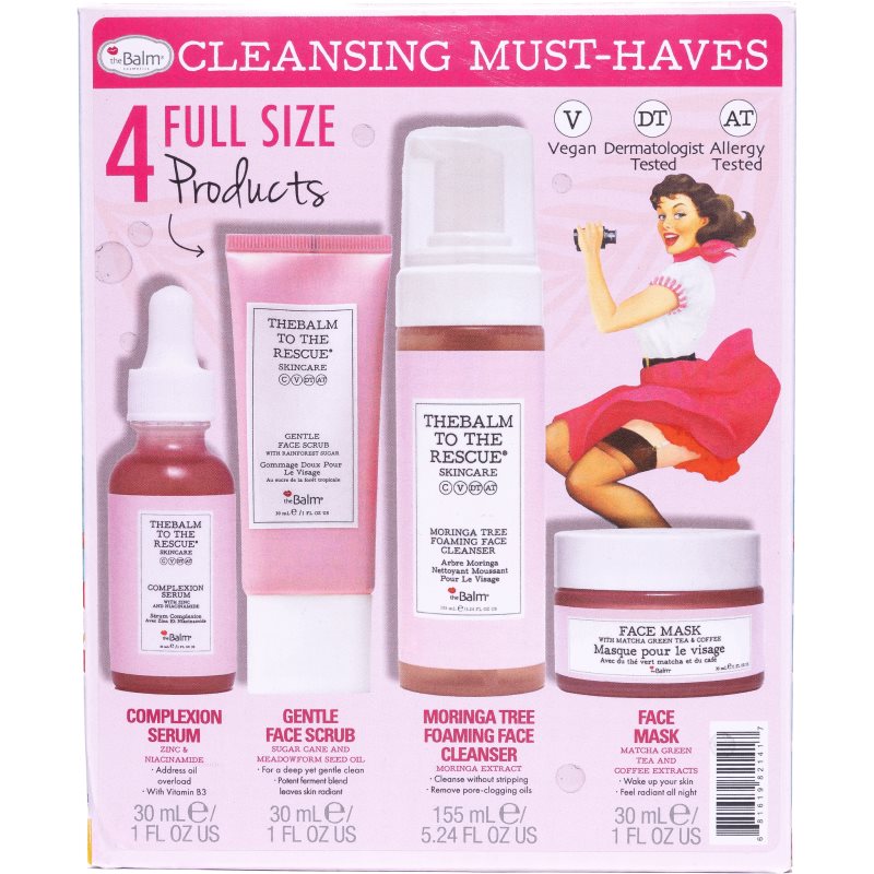 theBalm theBalm To The Rescue® Skincare Collection подаръчен комплект за перфектно почистена кожа - Унисекс парфюм - Сравни цени от 1 магазин с безплатна доставка