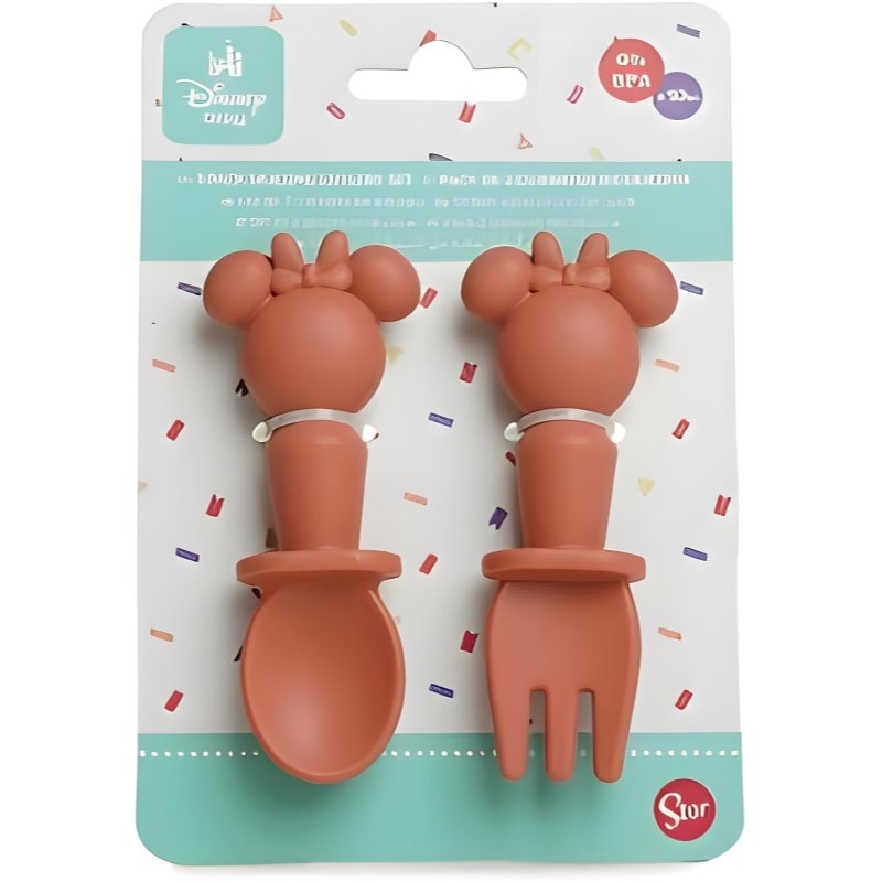 Thermobaby Silicone Cutlery прибор Minnie - За деца - Сравни цени от 1 магазин с безплатна доставка