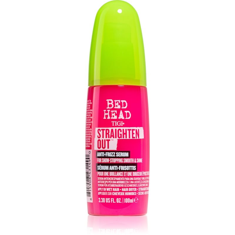 TIGI Straighten Out Anti-Frizz Serum изглаждащ серум за блясък и мекота на косата - Грижа за коса - Сравни цени от 1 магазин с безплатна доставка