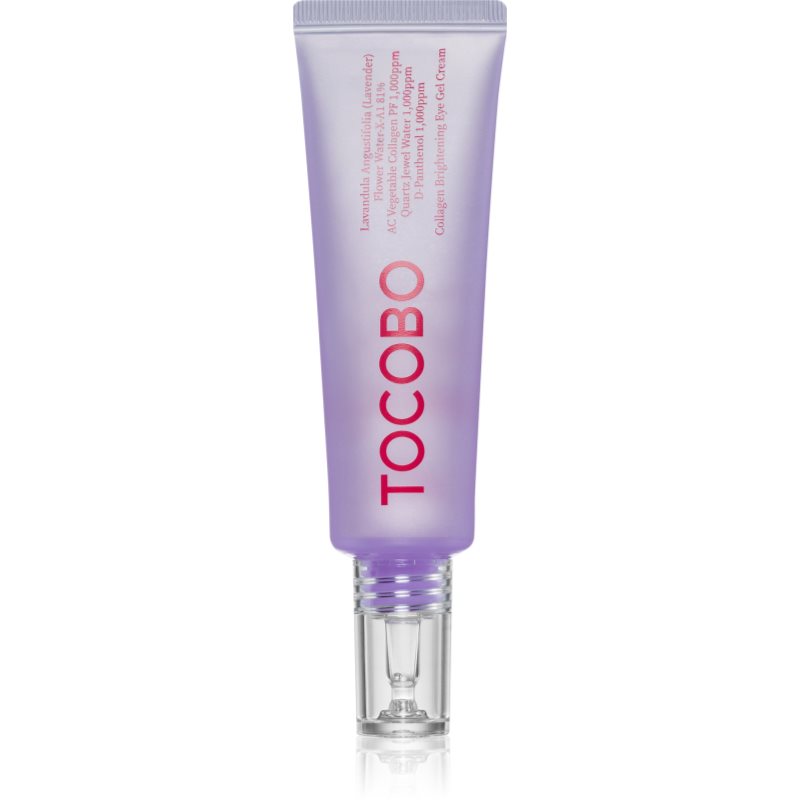 TOCOBO Collagen Brightening Eye Gel Cream притивобръчков крем за околоочната зона, намаляващ отоците и черните кръгове с лавандула - Грижа за лице - Сравни цени от 1 магазин с безплатна доставка