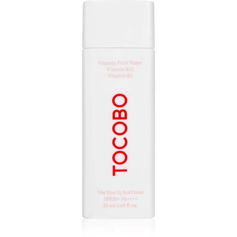 TOCOBO Vita Tone Up Sun Cream лек защитен гел-крем да уеднакви цвета на кожата SPF 50+ - Грижа за лице - Сравни цени от 1 магазин с безплатна доставка