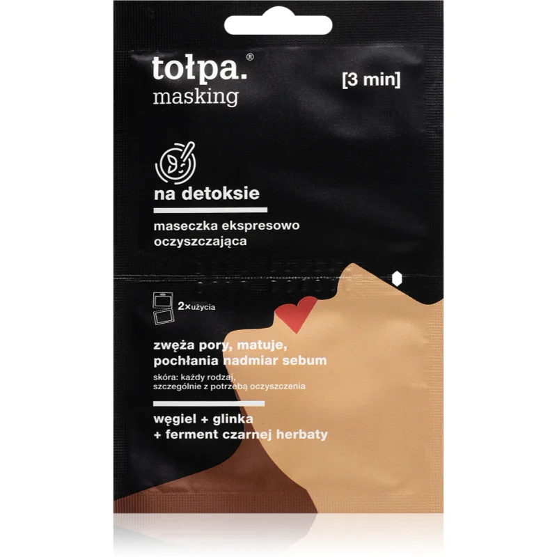 Tołpa Masking детоксикираща почистваща маска 2x - Грижа за лице - Сравни цени от 1 магазин с безплатна доставка