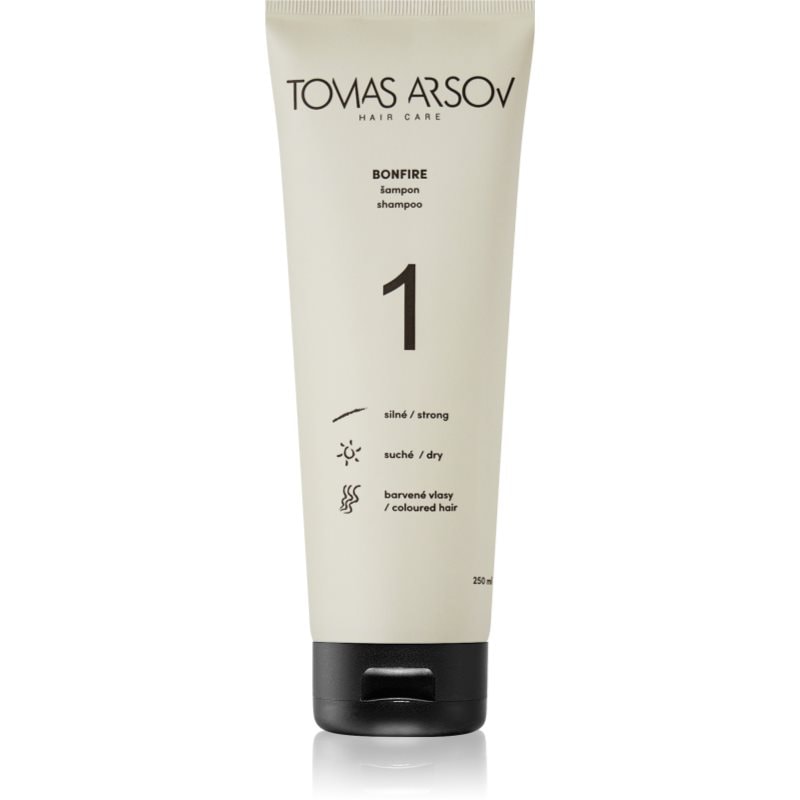 Tomas Arsov Tomas Arsov Bonfire Shampoo хидратиращ шампоан за защита на цвета за увредена и ядисана коса - Унисекс парфюм 250мл - Сравни цени от 1 магазин с безплатна доставка