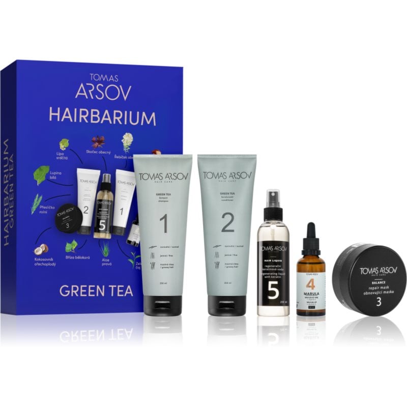 Tomas Arsov Green Tea Hairbarium подаръчен комплект