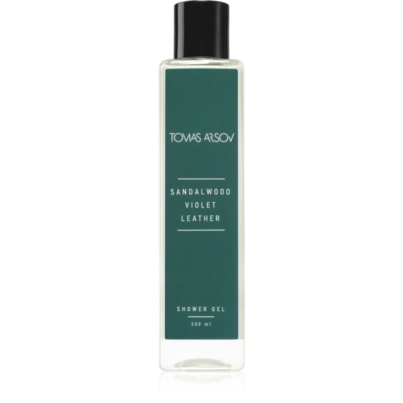 Tomas Arsov SANDALWOOD VIOLET LEATHER Shower gel парфюмиран душ гел с хидратиращ ефект