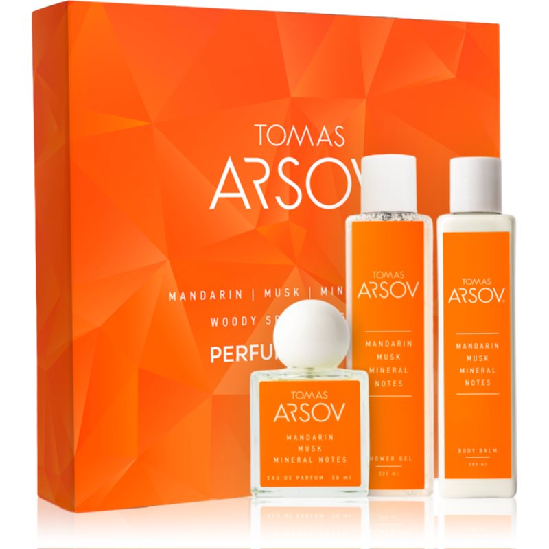 Tomas Arsov Mandarin Musk Mineral Notes подаръчен комплект унисекс - Комплект - Сравни цени от 1 магазин с безплатна доставка