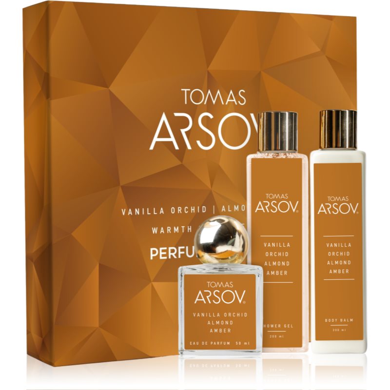 Tomas Arsov Vanilla Almond Milk Amber подаръчен комплект унисекс - Комплект - Сравни цени от 1 магазин с безплатна доставка