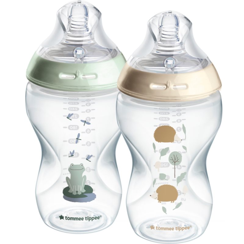 Tommee Tippee Natural Start Anti-Colic самостерилизиращо се бебешко шише Nature Medium Flow 3 m+ 2x - За деца - Сравни цени от 1 магазин с безплатна доставка