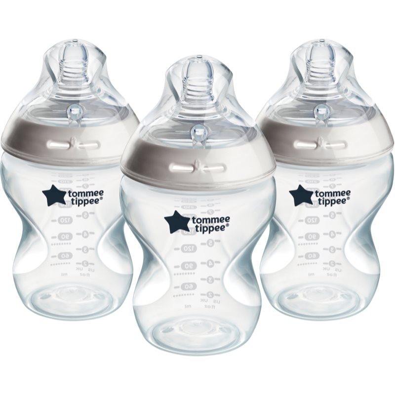Tommee Tippee Natural Start Anti-Colic самостерилизиращо се бебешко шише Slow Flow 0m+ 3x - За деца - Сравни цени от 1 магазин с безплатна доставка