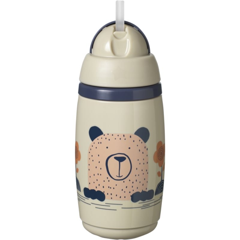 Tommee Tippee Superstar Insulated Straw Grey чаша със сламка за деца 12m+ - За деца - Сравни цени от 1 магазин с безплатна доставка