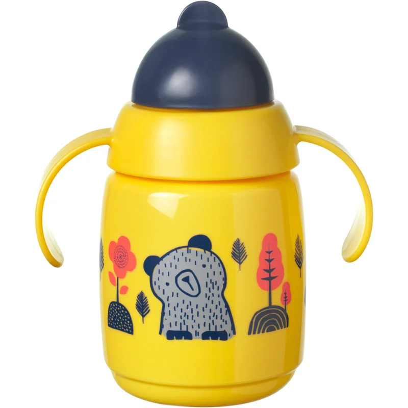 Tommee Tippee Superstar Straw Cup Yellow чаша със сламка за деца 6 m+ - За деца - Сравни цени от 1 магазин с безплатна доставка