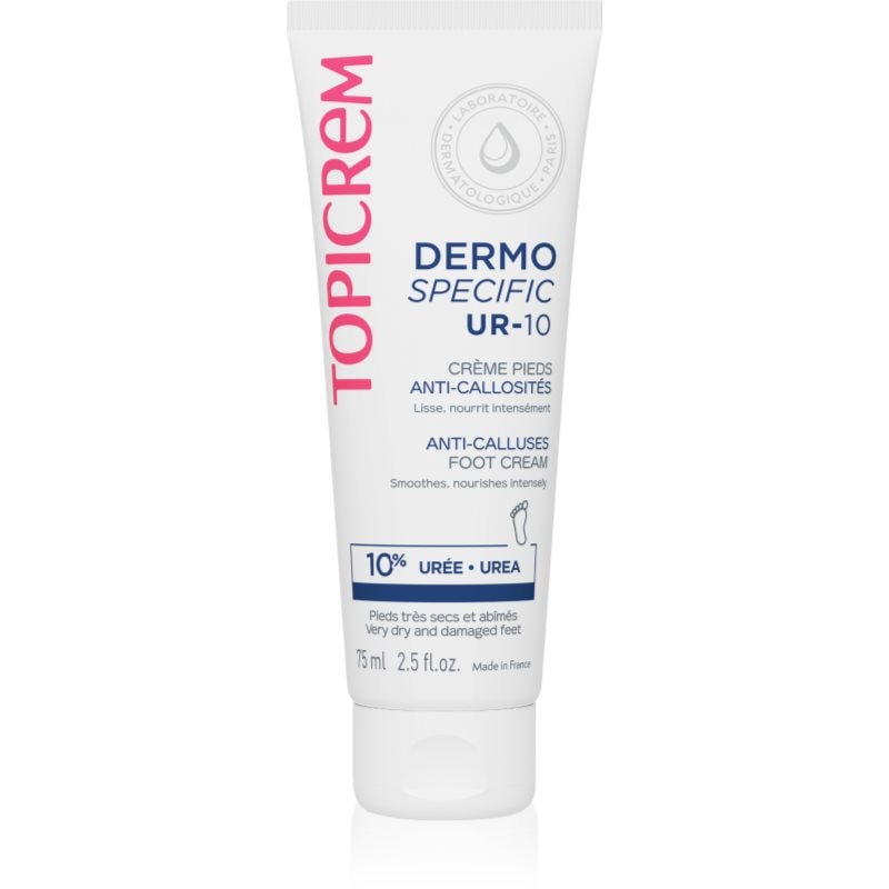 Topicrem UR-10 Anti-Calluses Foot Cream крем за крака за подхранване и хидратация - Грижа за тяло - Сравни цени от 1 магазин с безплатна доставка