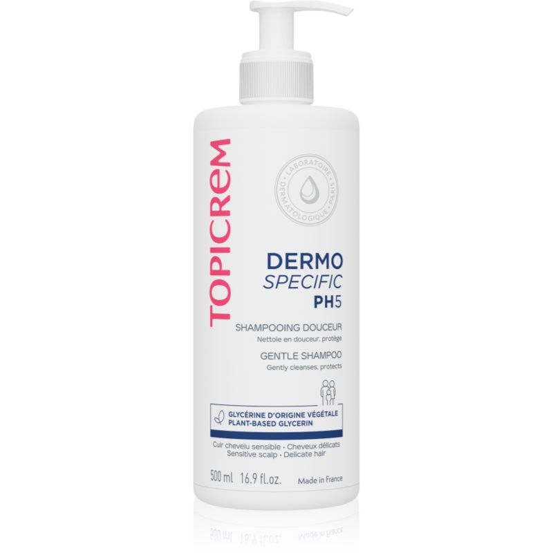 Topicrem PH5 Gentle Shampoo деликатен шампоан за ежедневна употреба за чувствителна кожа на скалпа - Грижа за коса - Сравни цени от 1 магазин с безплатна доставка