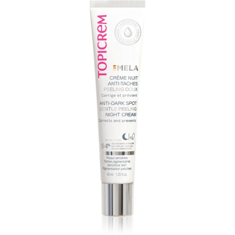 Topicrem MELA Corrective Night Cream нощен коригиращ крем против пигментни петна - Грижа за лице - Сравни цени от 1 магазин с безплатна доставка