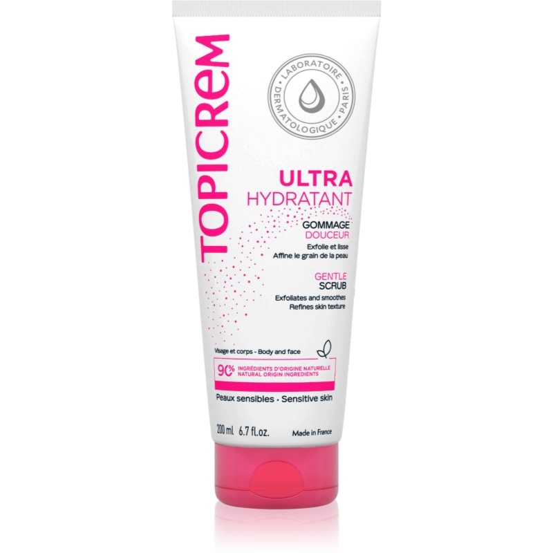 Topicrem UH BODY Gentle Scrub нежен пилинг за тяло за чувствителна кожа - Грижа за тяло - Сравни цени от 1 магазин с безплатна доставка
