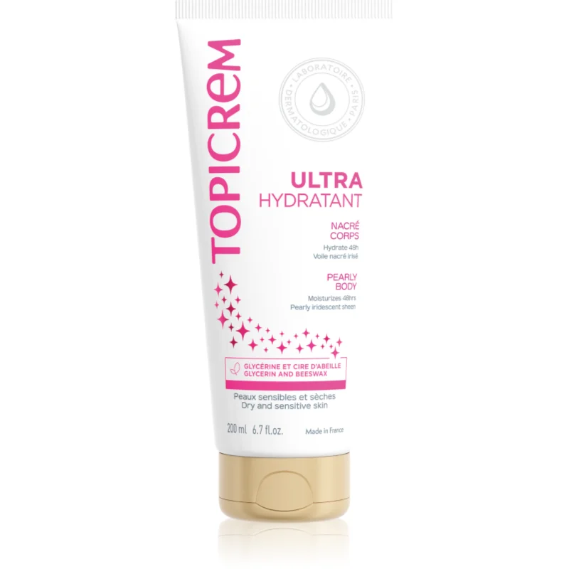 Topicrem UH BODY Ultra-Moisturizing Pearly Body лосион за тяло за чувствителна кожа перлен блясък - Грижа за тяло - Сравни цени от 1 магазин с безплатна доставка