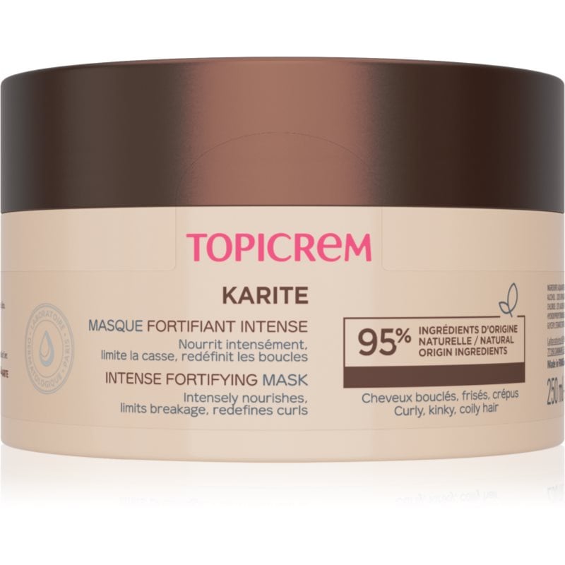 Topicrem KARITÉ Intense Fortifying Mask подсилваща маска за чуплива и къдрава коса