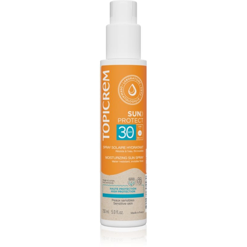 Topicrem Sun Protect Moisturizing Sun Spray защитен спрей с хидратиращ ефект SPF 30