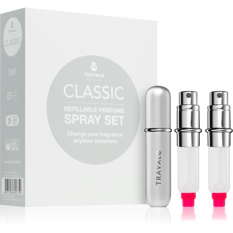 Travalo Classic HD подаръчен комплект унисекс Silver - Комплект - Сравни цени от 1 магазин с безплатна доставка