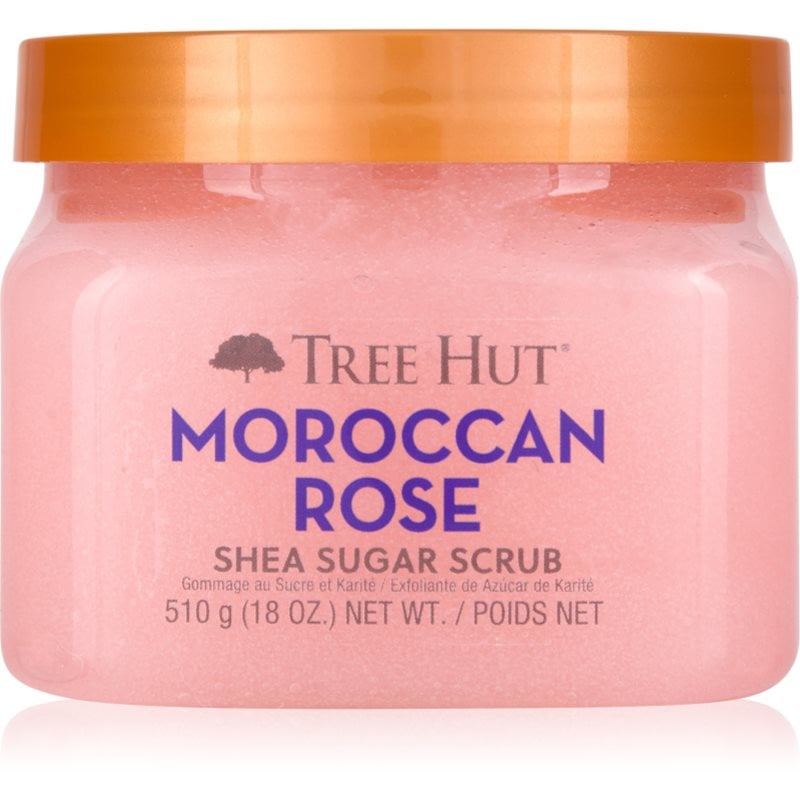 Tree Hut Shea Sugar Scrub Moroccan Rose захарен пилинг с масло от шеа