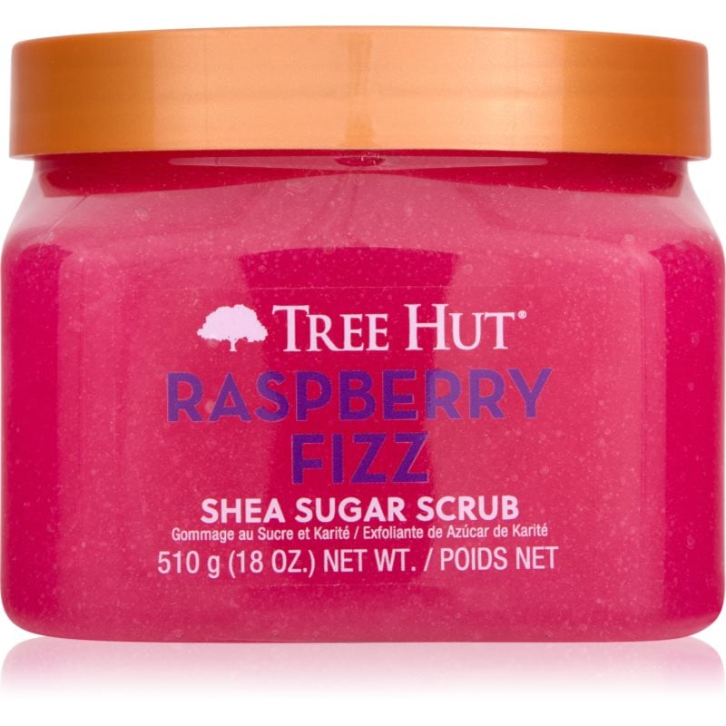 Tree Hut Shea Sugar Scrub Raspberry Fizz захарен пилинг с масло от шеа