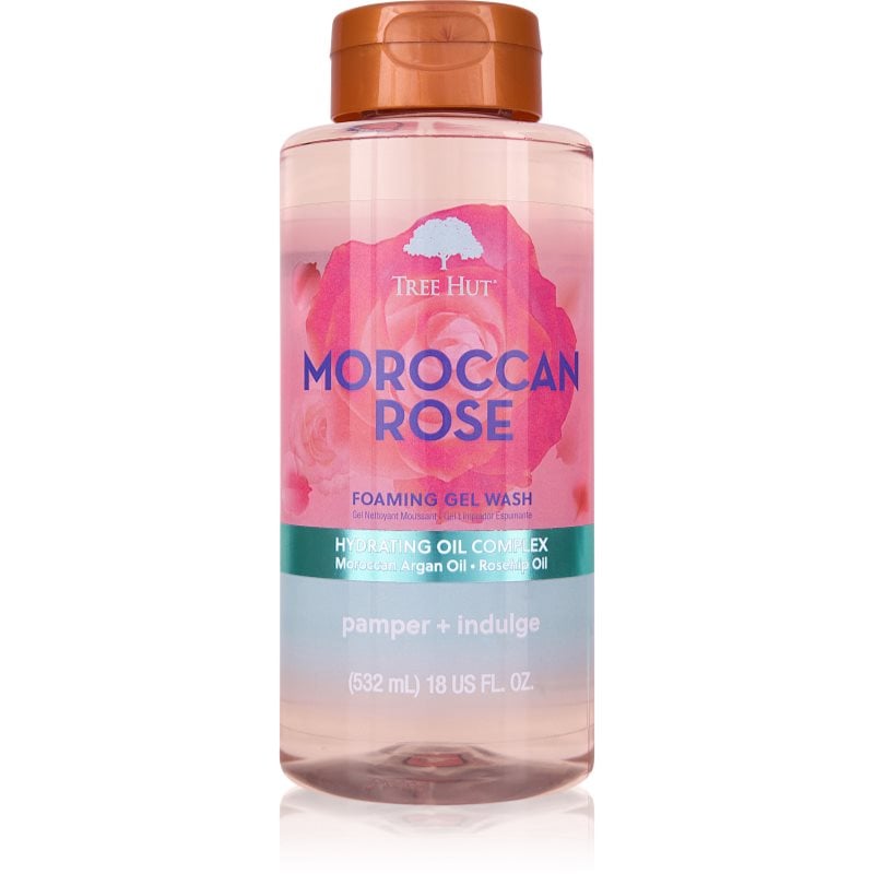 Tree Hut Moroccan Rose Foaming Gel Wash пенлив душ гел