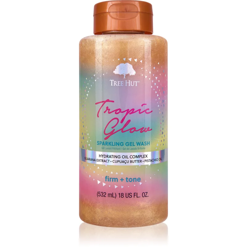 Tree Hut Tropic Glow Foaming Gel Wash хидратиращ душ гел за лъскавина и блясък