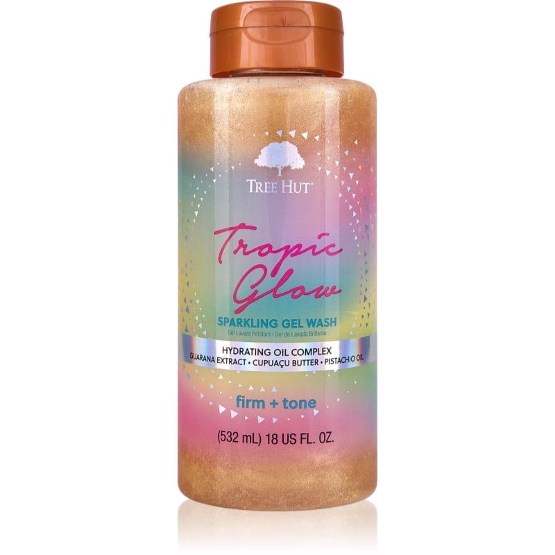Tree Hut Tropic Glow Foaming Gel Wash хидратиращ душ гел за лъскавина и блясък