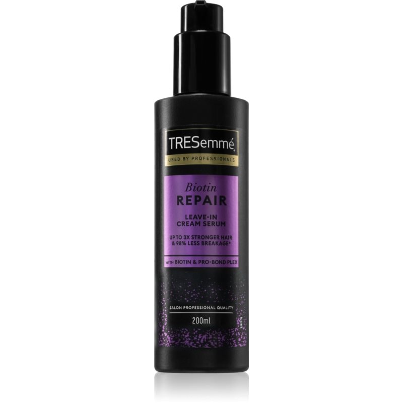 TRESemmé Biotin Repair Leave-In Cream Serum кремообразен серум за постигане на съвършен вид на косата - Грижа за коса - Сравни цени от 1 магазин с безплатна доставка