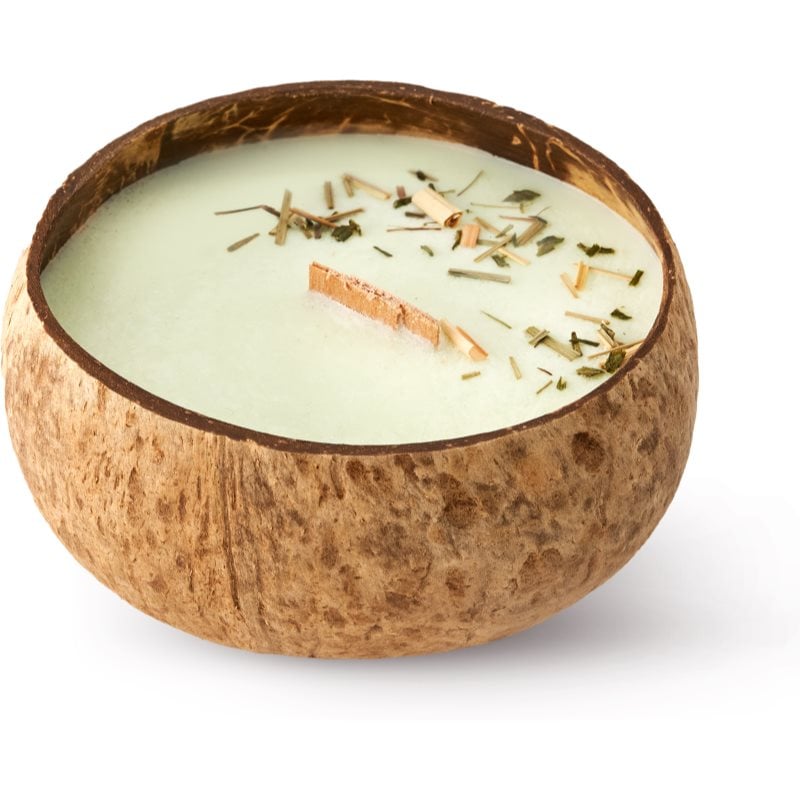 Tropicandle Lemongrass & Ginger ароматна свещ с дървен фитил