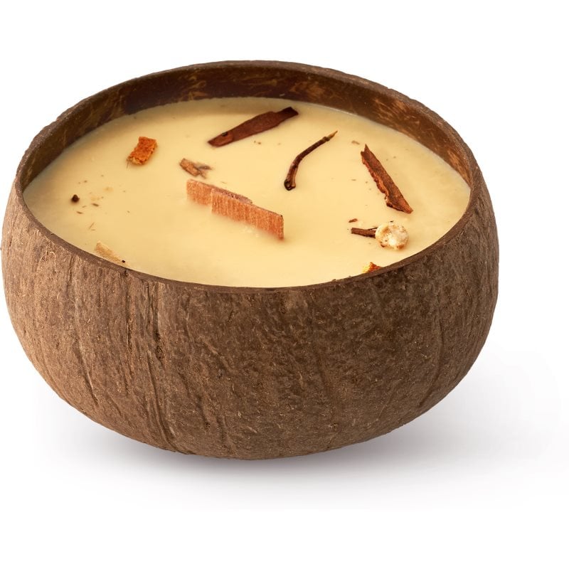 Tropicandle Apple & Cinnamon ароматна свещ с дървен фитил