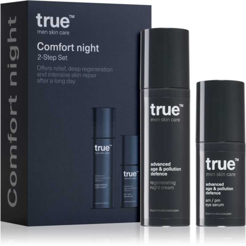 true men skin care Comfort Night комплект за грижа за лице за мъже - Комплект - Сравни цени от 1 магазин с безплатна доставка