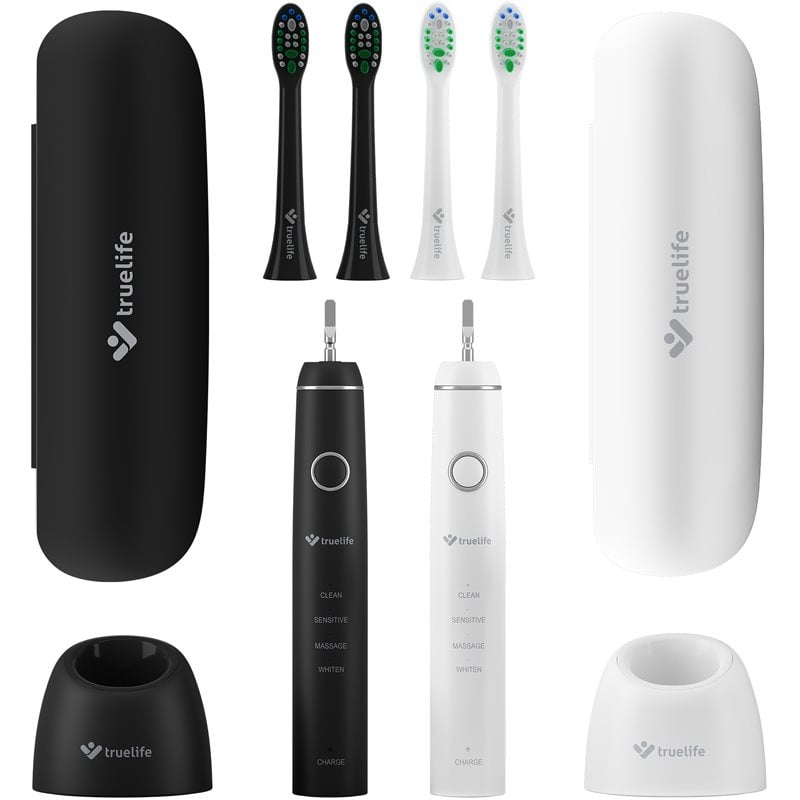TrueLife SonicBrush Compact Duo електрическа звукова четка за зъби, 2 тела