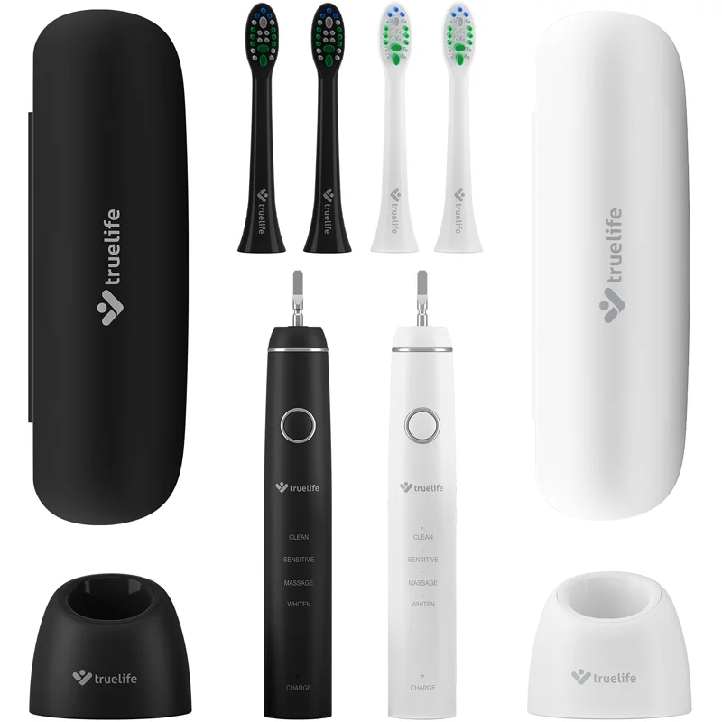 TrueLife SonicBrush Compact Duo електрическа звукова четка за зъби, 2 тела - Електроуред - Сравни цени от 1 магазин с безплатна доставка