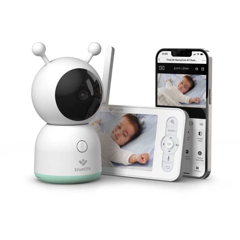 TrueLife NannyCam R7 Dual Smart Цифров видео бебефон - Електроуред - Сравни цени от 1 магазин с безплатна доставка