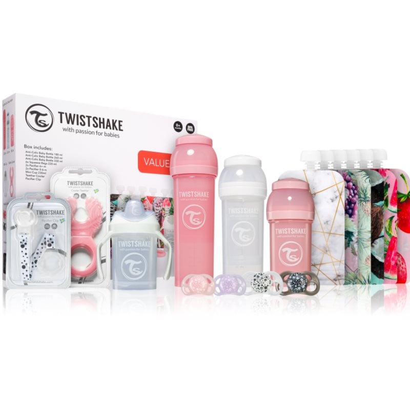Twistshake Bottle Set комплект за деца for Girls