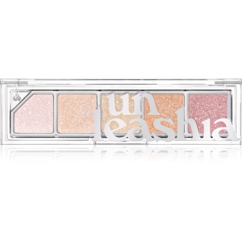 Unleashia Unleashia Mood Shower Face Palette палитра със сенки за очи и озарители перлен блясък - Унисекс парфюм 1мл - Сравни цени от 1 магазин с безплатна доставка