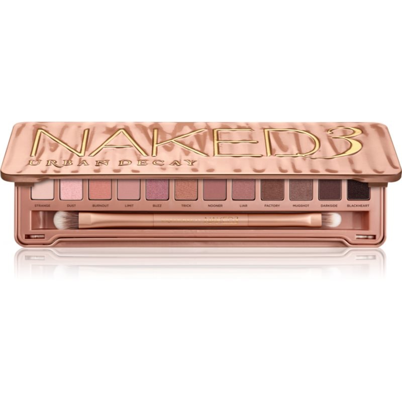 Urban Decay Naked3 палитра от сенки за очи с четка - Грим - Сравни цени от 1 магазин с безплатна доставка