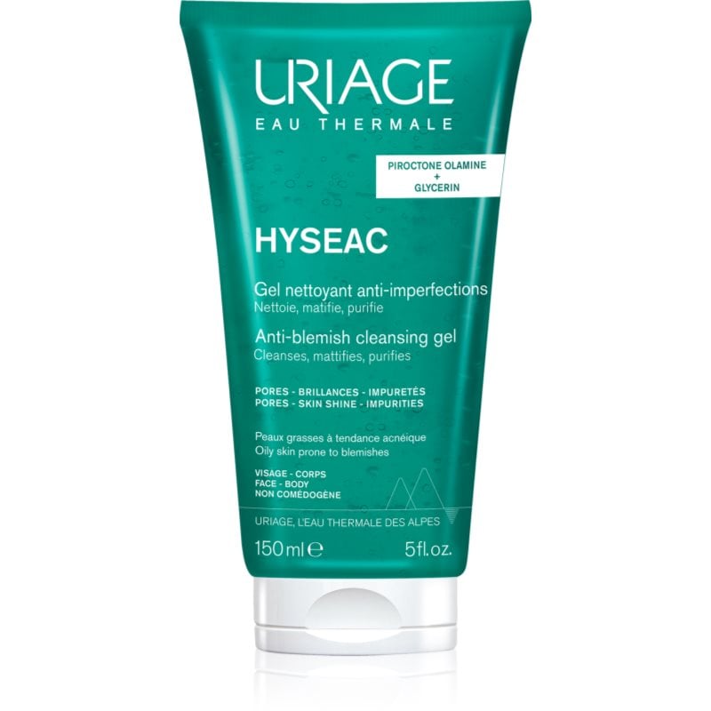 Uriage Hyseac Cleansing Gel лек почистващ гел за лице и тяло