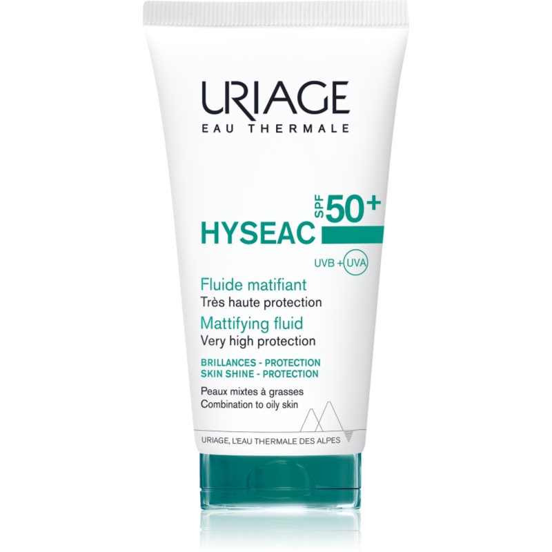 Uriage Hyseac Mattifying Fluid SPF 50+ матиращ флуид с хидратиращ ефект SPF 50+ - Грижа за лице - Сравни цени от 1 магазин с безплатна доставка